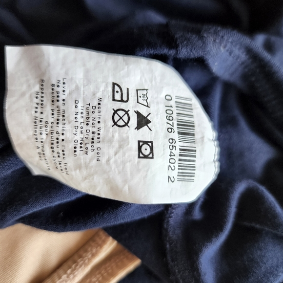 Nursing top, navy blue - Picture 5 of 7